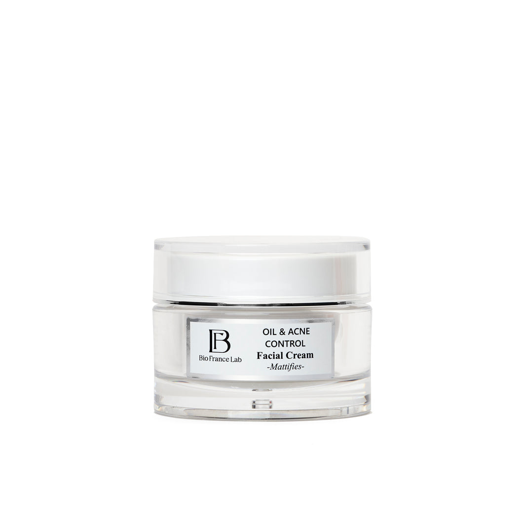 Crema facial para control de aceite y acné, 1.7 oz